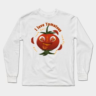 Funny Tomato Long Sleeve T-Shirt